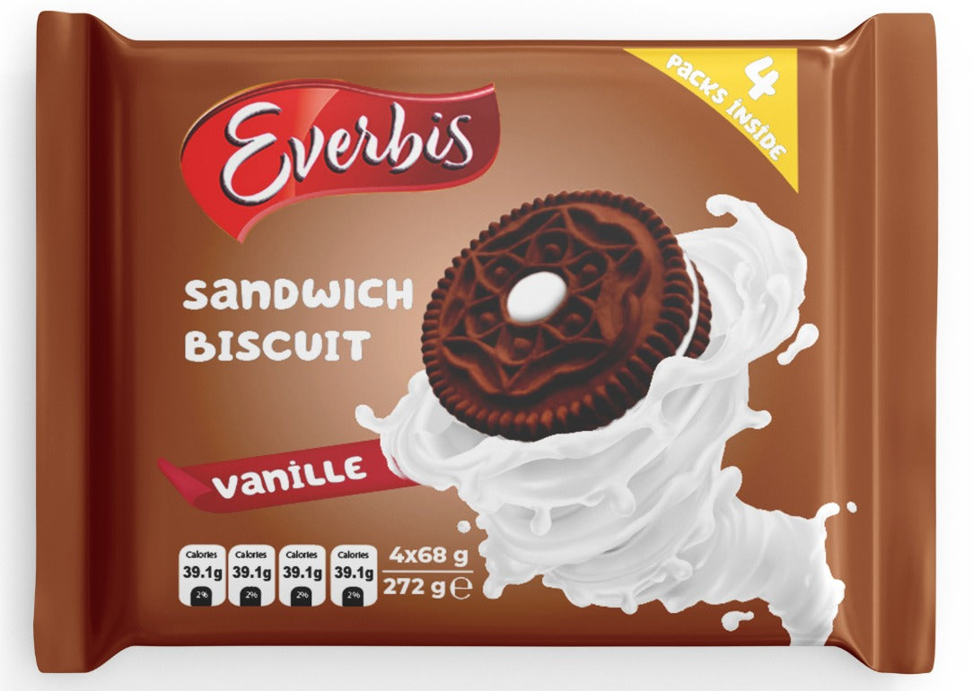 Biscuits «Everbis» with cocoa and cream