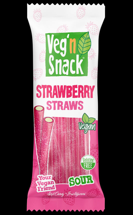 Veg'n Snack Strawberry Sour Straws