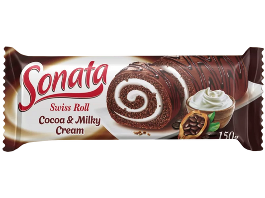 Sonata Swiss roll with Cocoa