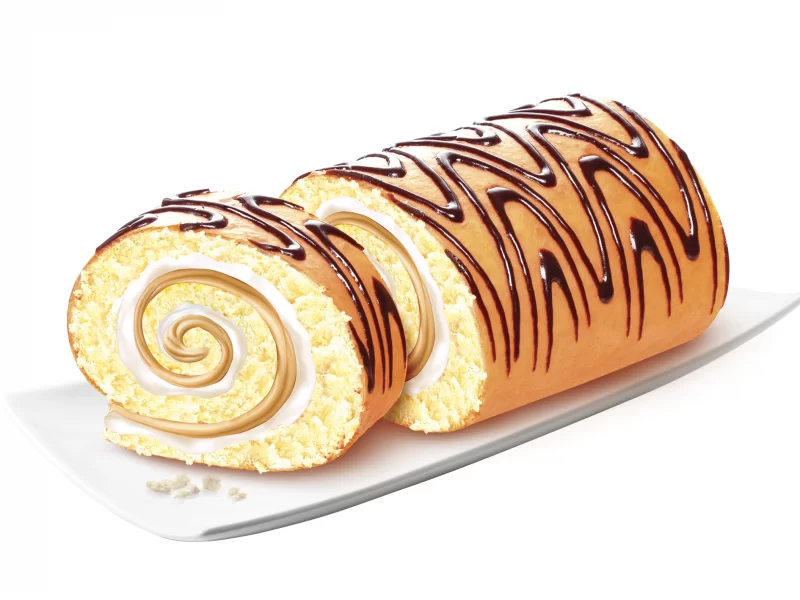 Mindy Swiss Roll With Milk Flavor