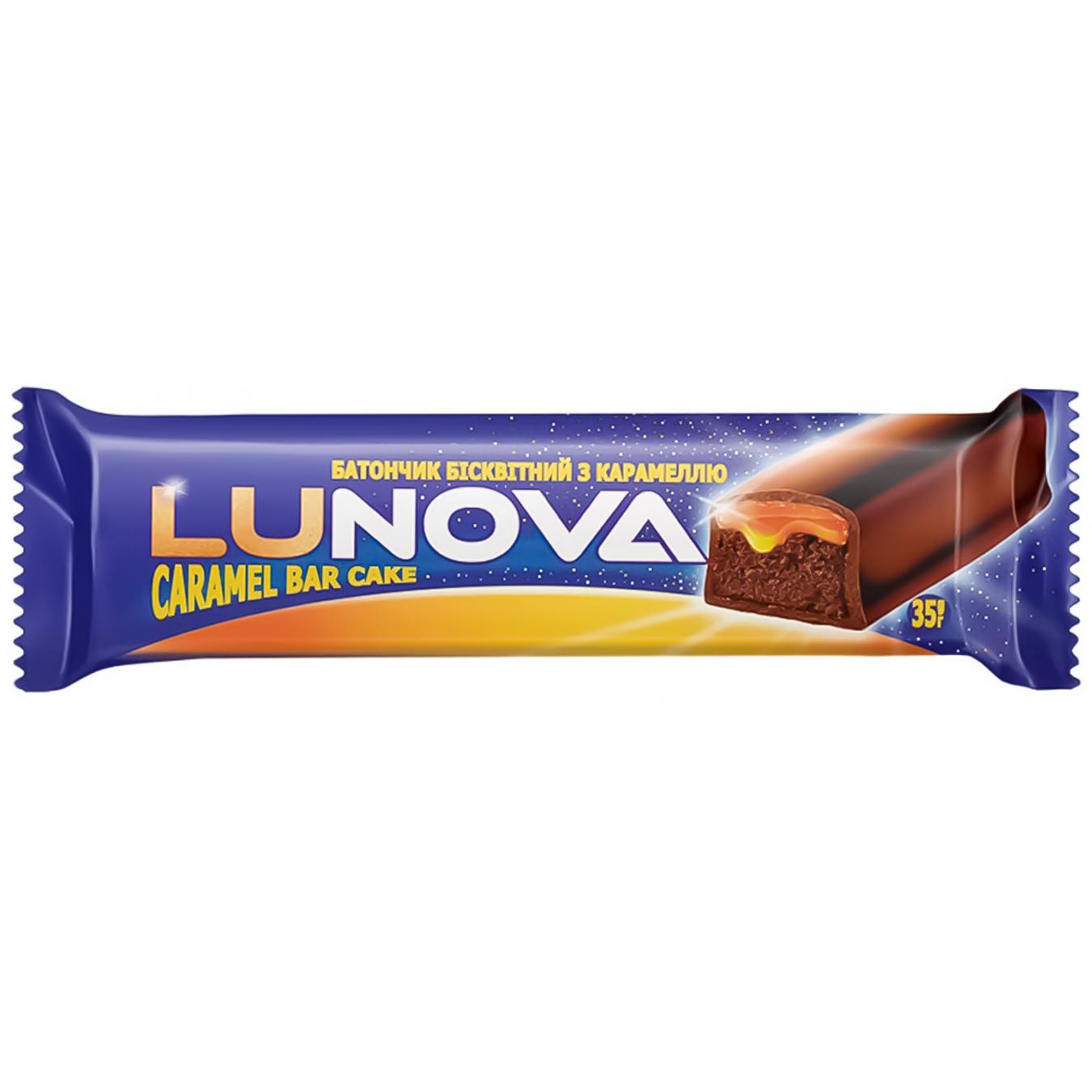 Bar cake "Lunova" with caramel