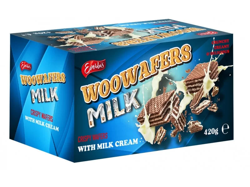 Wowafers with Milk 420g Box